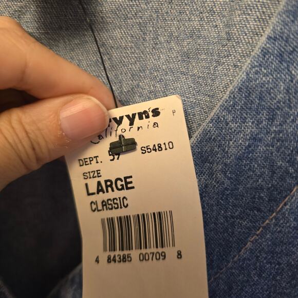 Vintage Gloria Vanderbilt denim jean dress NWT size large - Picture 6 of 6